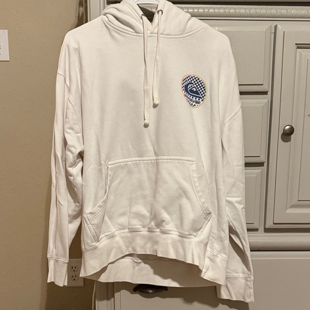 O'Neill White Hoodie with Blue Logo